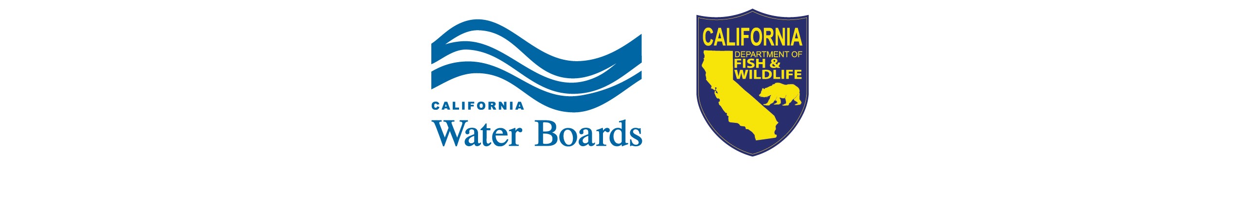 CDFW and State Water Board logos